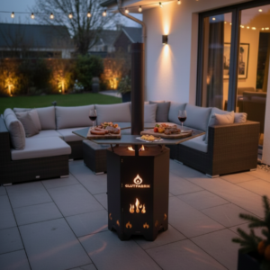 Feuertonne Stehtisch